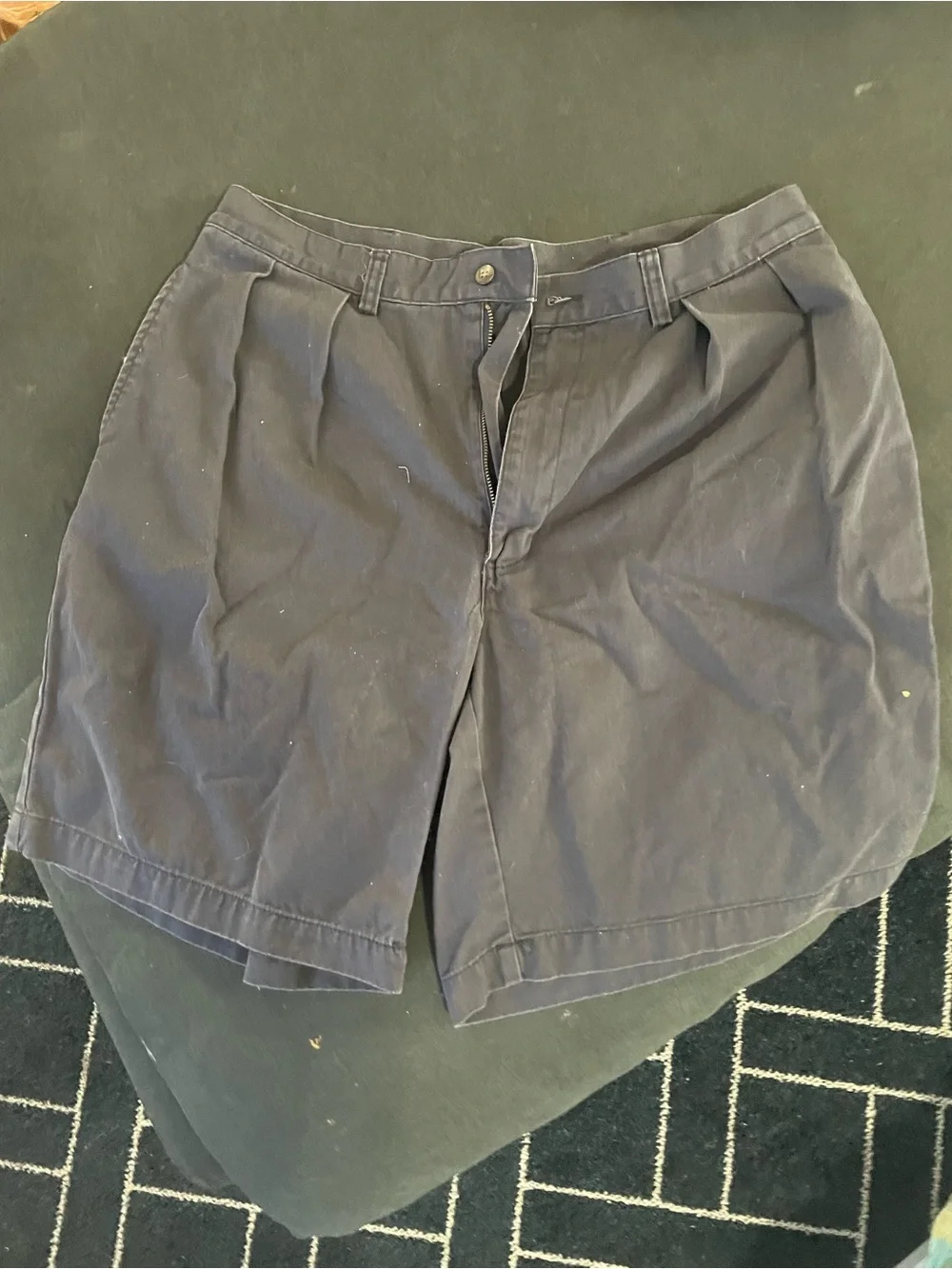 Polo by Ralph Lauren Navy Flat-Front Men's Shorts